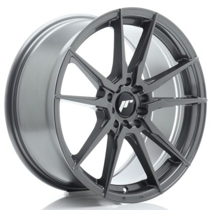 Japan Racing JR21 -vanteet – 18×8,5 – 5×100/5×120 – ET35 – Hyper Gray JR - Japan Racing