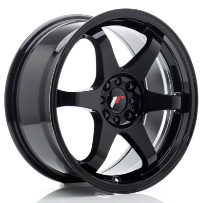 Japan Racing JR3 -vanteet – 17×8 – 4×100/4×108 – ET25 – Black JR - Japan Racing