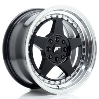 Japan Racing JR6 -vanteet – 16×8 – 4×100/4×108 – ET25 – Black JR - Japan Racing