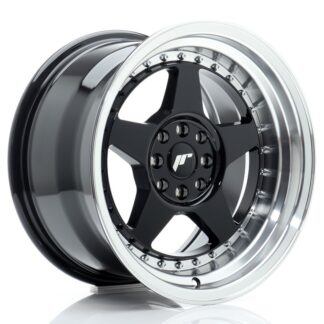 Japan Racing JR6 -vanteet – 16×9 – 4×100/4×108 – ET20 – Black JR - Japan Racing