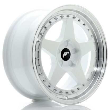 Japan Racing JR6 -vanteet – 17×8 – Custom – White JR - Japan Racing