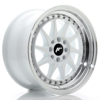 Japan Racing JR26 -vanteet – 16×8 – 4×100/4×108 – ET25 – White JR - Japan Racing