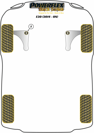 Powerflex Black -puslasarjat - Venucia E30 (2014 - ON)
