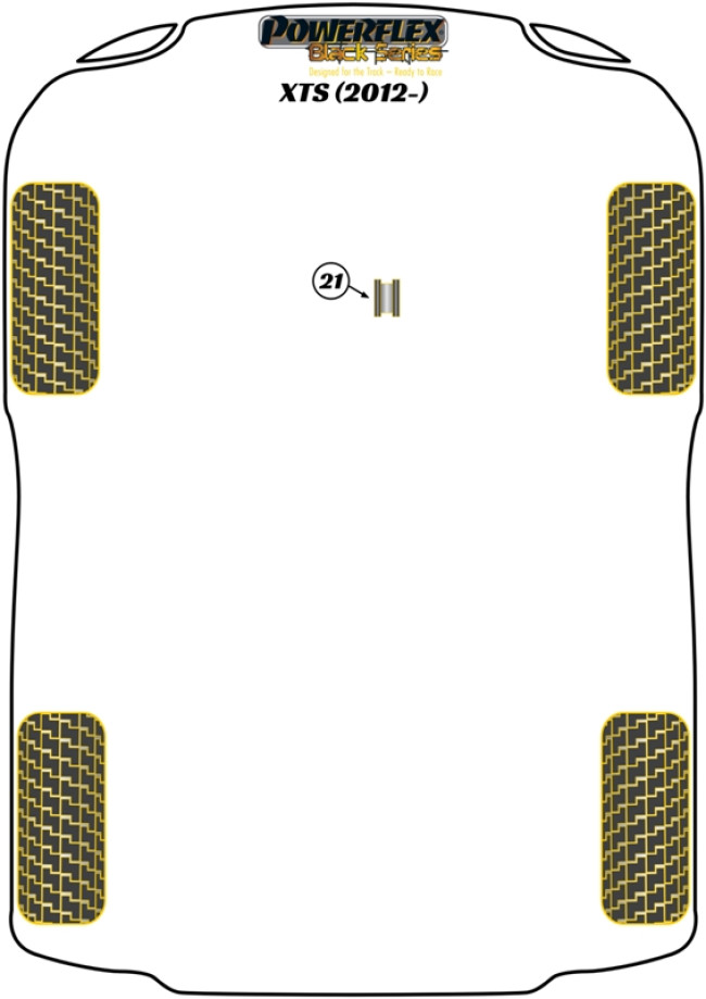 Powerflex Black -puslasarjat – Cadillac XTS (2012 – ON) Powerflex Black -puslasarjat - Cadillac XTS (2012 - ON)