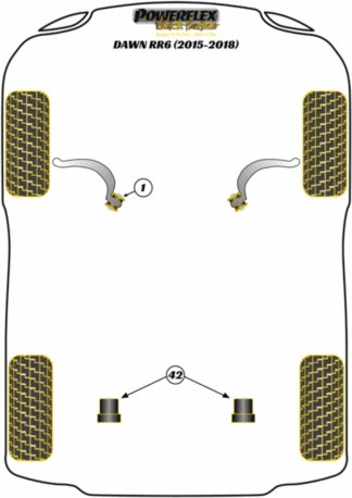 Powerflex Black -puslasarjat - Rolls-Royce Dawn RR6 (2015 - 2018)
