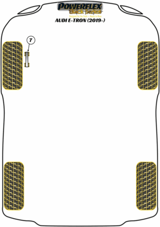 Powerflex Black -puslasarjat - Audi E-Tron (2019 - )