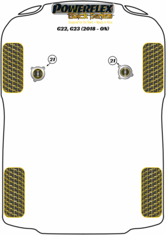 Powerflex Black -puslasarjat - BMW G22, G23 (2020 on)