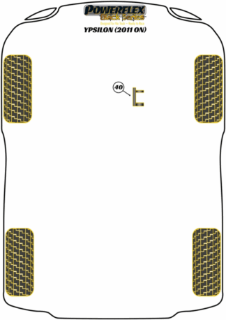 Powerflex Black -puslasarjat - Lancia Ypsilon (2011 on)
