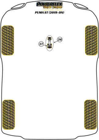 Powerflex Black -puslasarjat – Ford Puma ST (2019-on) Powerflex Black -puslasarjat - Ford Puma ST (2019-on)