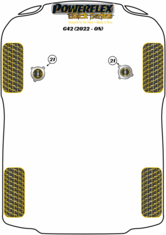 Powerflex Black -puslasarjat - BMW G42 (2022-ON)