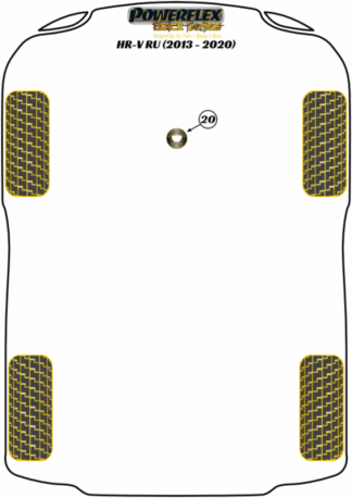 Powerflex Black -puslasarjat - Honda HR-V RU (2013 - 2020)