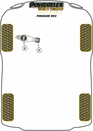 Powerflex Black -puslasarjat - Porsche 911 992 (2021 on)