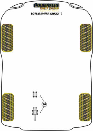 Powerflex Black -puslasarjat - Lotus Emira (2022 on)