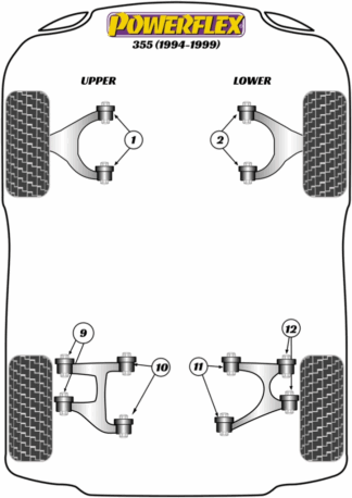 Powerflex Road -puslasarjat - Ferrari F355 (1994 - 1999)