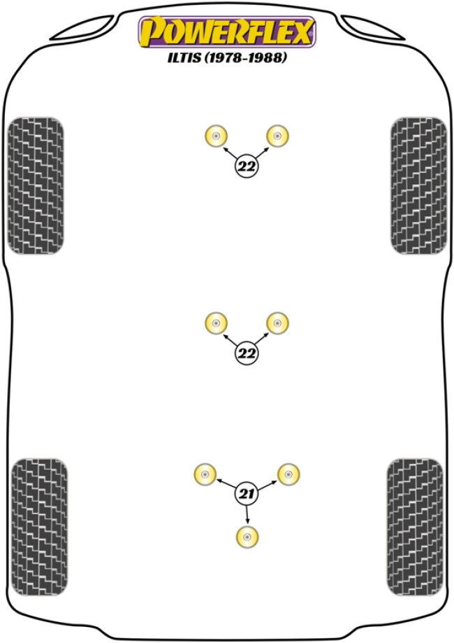 Powerflex Road -puslasarjat – Volkswagen Iltis (1978 – 1988) Powerflex Road -puslasarjat - Volkswagen Iltis (1978 - 1988)