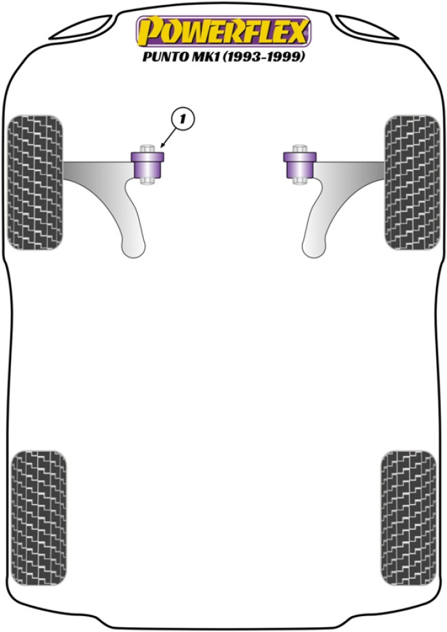 Powerflex Road -puslasarjat – Fiat Punto MK1 (1993 – 1999) Powerflex Road -puslasarjat - Fiat Punto MK1 (1993 - 1999)
