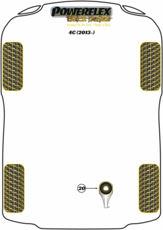 Powerflex Black -puslasarjat - Alfa Romeo 4C (2013-)