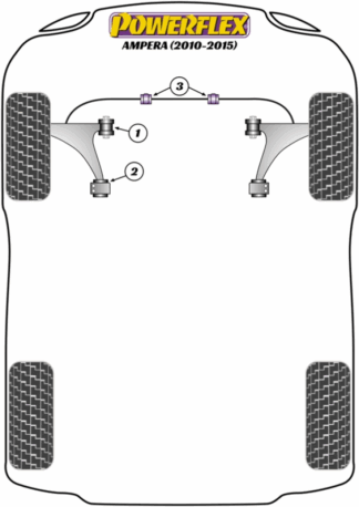 Powerflex Road -puslasarjat - Vauxhall / Opel Ampera (2010 - 2015)