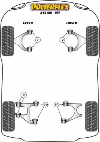 Powerflex Road -puslasarjat - Ferrari 348 (1989 - 1995)