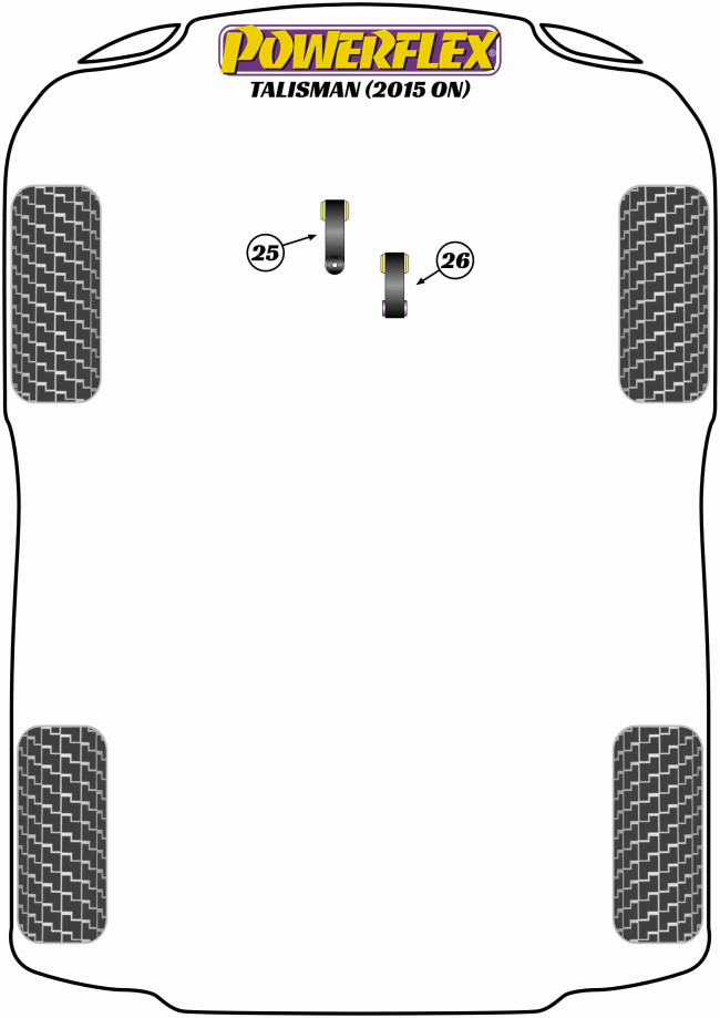 Powerflex Road -puslasarjat – Renault Talisman (2015 on) Powerflex Road -puslasarjat - Renault Talisman (2015 on)