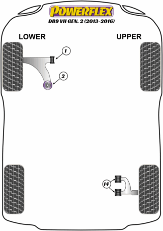 Powerflex Road -puslasarjat – Aston Martin DB9 (2013-2016) Powerflex Road -puslasarjat - Aston Martin DB9 (2013-2016)