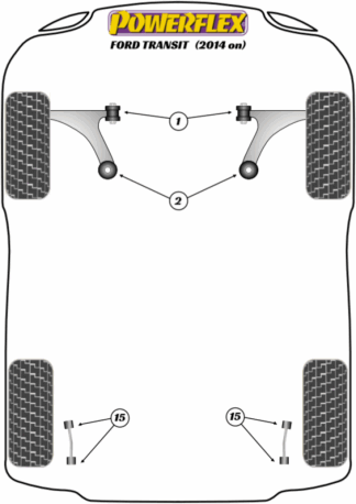 Powerflex Road -puslasarjat – Ford Transit (2013 on) Powerflex Road -puslasarjat - Ford Transit (2013 on)