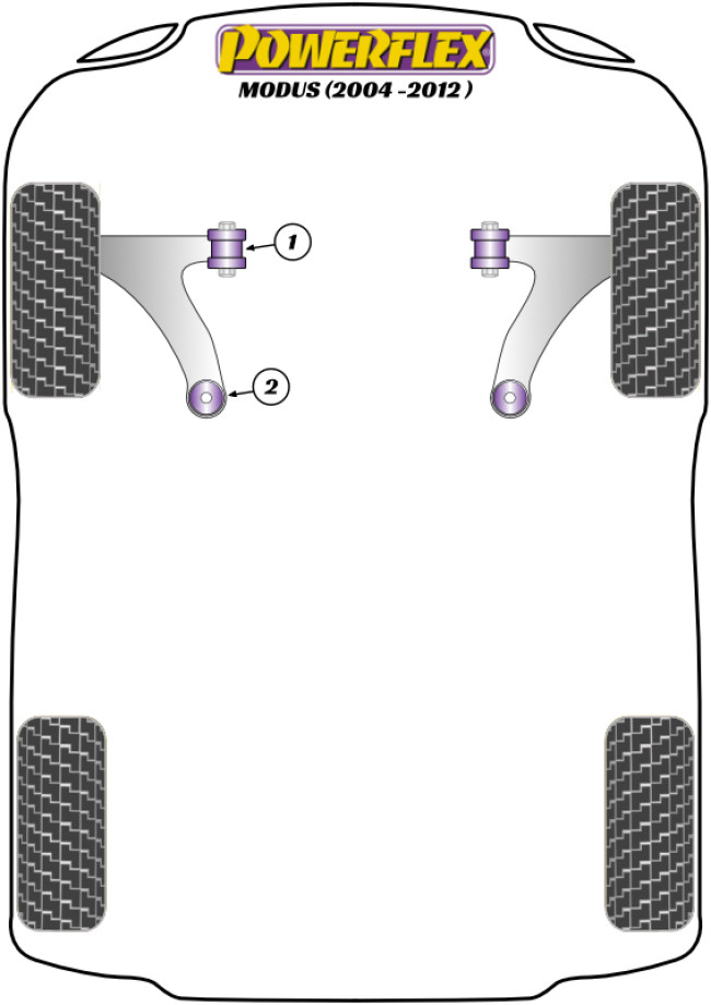 Powerflex Road -puslasarjat – Renault Modus (2004-2012) Powerflex Road -puslasarjat - Renault Modus (2004-2012)
