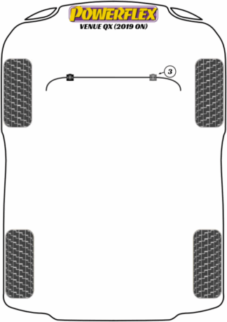 Powerflex Road -puslasarjat – Hyundai Venue QX (2019 on) Powerflex Road -puslasarjat - Hyundai Venue QX (2019 on)