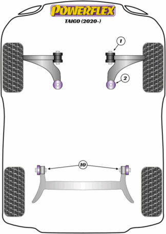 Powerflex Road -puslasarjat - Volkswagen Taigo (2020 on)