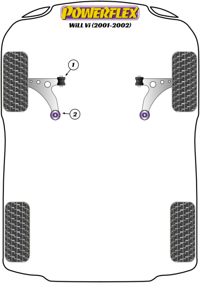 Powerflex Road -puslasarjat – Toyota WiLL Vi (2001 – 2002) Powerflex Road -puslasarjat - Toyota WiLL Vi (2001 - 2002)
