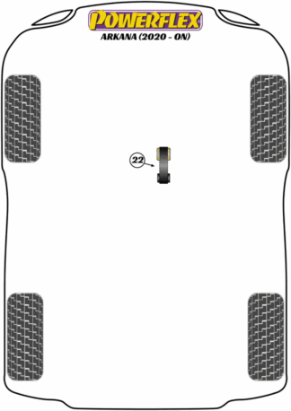 Powerflex Road -puslasarjat – Renault Arkana (2020 – ON) Powerflex Road -puslasarjat - Renault Arkana (2020 - ON)