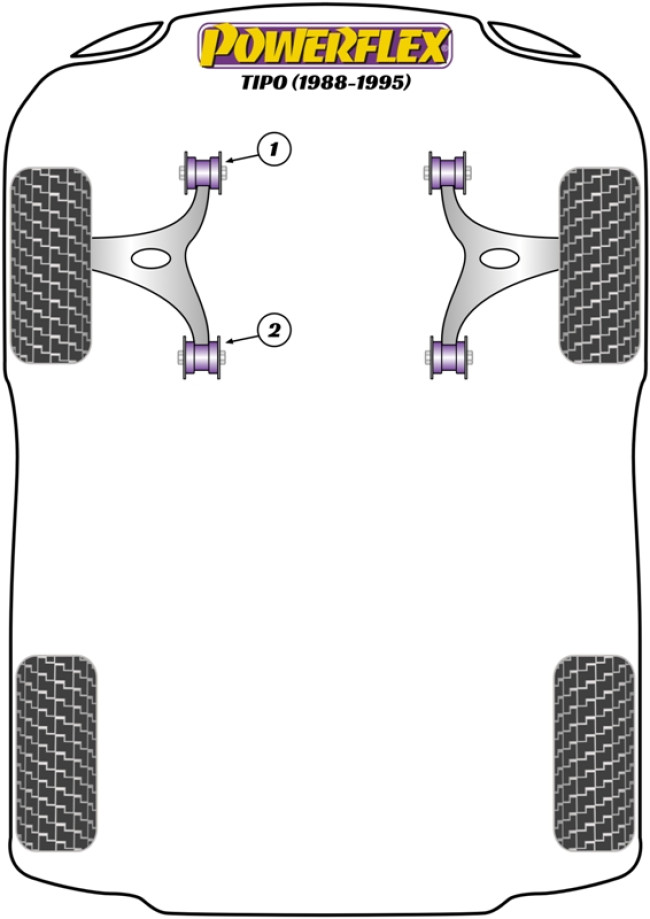 Powerflex Road -puslasarjat – Fiat Tipo (1988-1995) Powerflex Road -puslasarjat - Fiat Tipo (1988-1995)