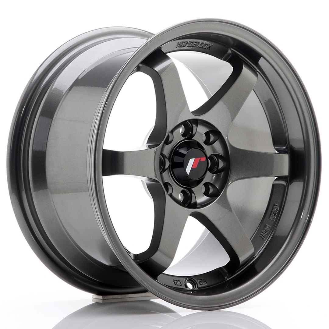 Japan Racing JR3 -vanteet – 15×8 – 4×100/4×114,3 – ET25 – Gun metal Japan Racing JR3 -vanteet - 15x8 - 4x100/4x114,3 - ET25 - Gun metal
