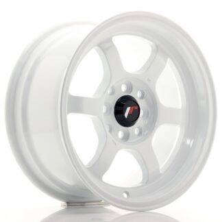 Japan Racing JR12 -vanteet – 15×7,5 – 4×100/4×114,3 – ET26 – White Japan Racing JR12 -vanteet - 15x7,5 - 4x100/4x114,3 - ET26 - White