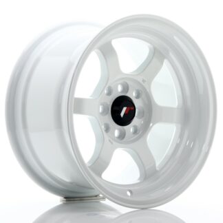 Japan Racing JR12 -vanteet – 15×8,5 – 4×100/4×114,3 – ET13 – White Japan Racing JR12 -vanteet - 15x8,5 - 4x100/4x114,3 - ET13 - White