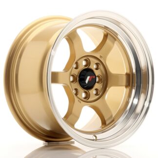 Japan Racing JR12 -vanteet – 15×8,5 – 4×100/4×114,3 – ET13 – Gold Japan Racing JR12 -vanteet - 15x8,5 - 4x100/4x114,3 - ET13 - Gold