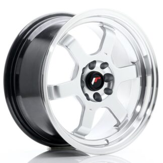 Japan Racing JR12 -vanteet – 16×8 – 4×100/4×114,3 – ET15 – Silver Japan Racing JR12 -vanteet - 16x8 - 4x100/4x114,3 - ET15 - Silver