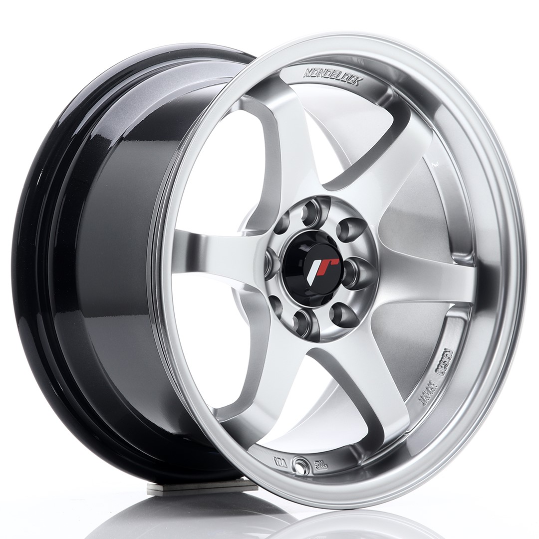 Japan Racing JR3 -vanteet – 15×8 – 4×100/4×108 – ET25 – Silver Japan Racing JR3 -vanteet - 15x8 - 4x100/4x108 - ET25 - Silver