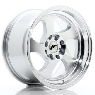 Japan Racing JR15 -vanteet – 15×8 – 4×100/4×108 – ET20 – Silver Japan Racing JR15 -vanteet - 15x8 - 4x100/4x108 - ET20 - Silver
