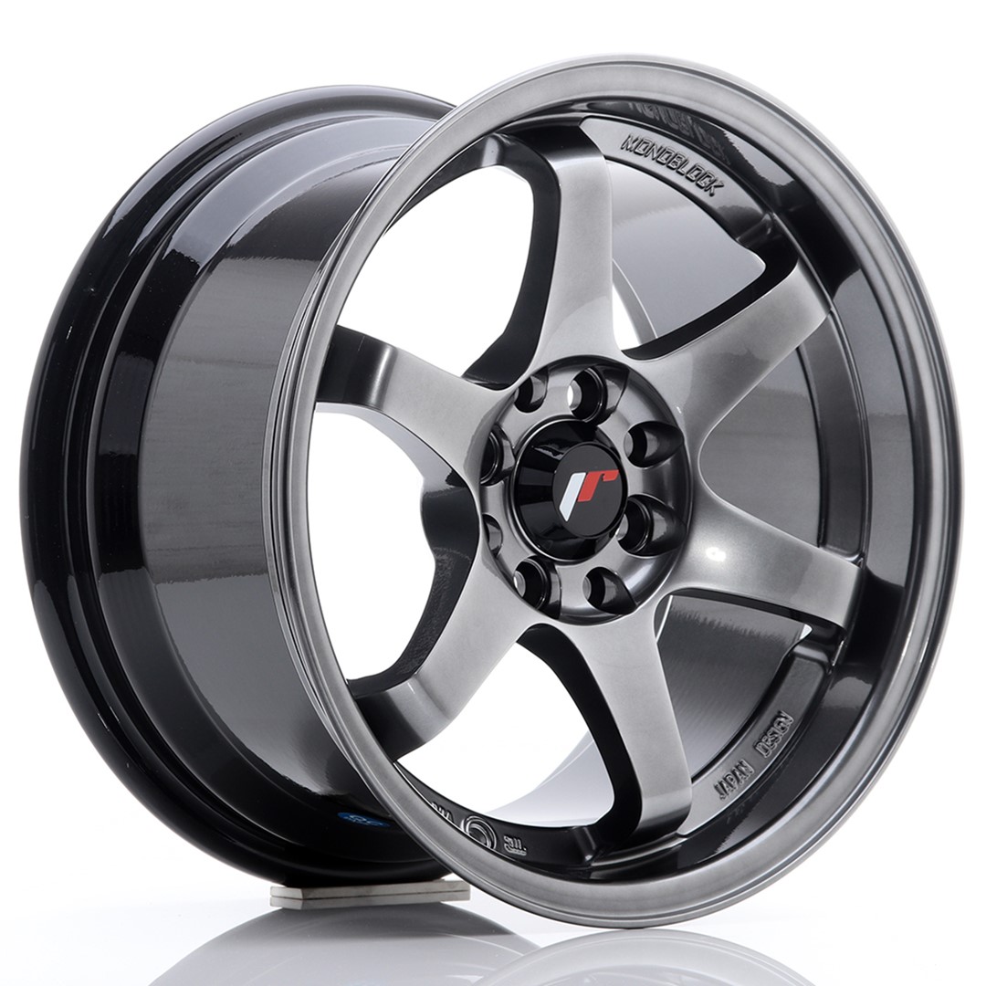Japan Racing JR3 -vanteet – 15×8 – 4×100/4×108 – ET25 – Hyper Black Japan Racing JR3 -vanteet - 15x8 - 4x100/4x108 - ET25 - Hyper Black