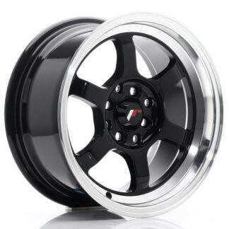 Japan Racing JR12 -vanteet – 15×7,5 – 4×100/4×108 – ET26 – Black Japan Racing JR12 -vanteet - 15x7,5 - 4x100/4x108 - ET26 - Black