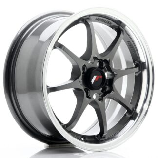 Japan Racing JR5 -vanteet - 15x7 - 4x100 - ET35 - Gun metal