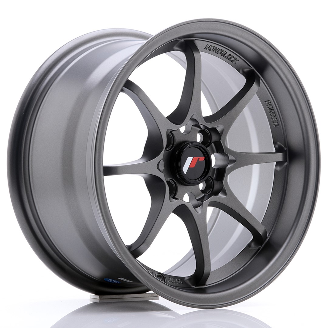 Japan Racing JR5 -vanteet – 15×8 – 4×100 – ET28 – Gun metal Japan Racing JR5 -vanteet - 15x8 - 4x100 - ET28 - Gun metal