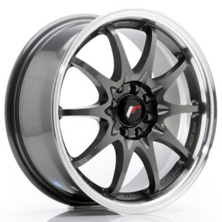 Japan Racing JR5 -vanteet - 16x7 - 4x100/4x108 - ET30 - Gun metal