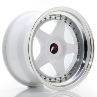 Japan Racing JR6 -vanteet – 17×10 – Custom – White Japan Racing JR6 -vanteet - 17x10 - Custom - White