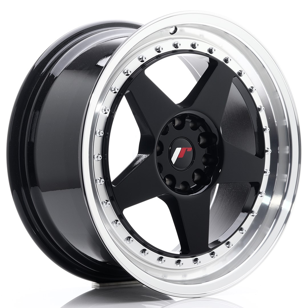 Japan Racing JR6 -vanteet – 18×8,5 – 5×114,3/5×120 – ET22 – Black Japan Racing JR6 -vanteet - 18x8,5 - 5x114,3/5x120 - ET22 - Black