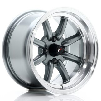 Japan Racing JR19 -vanteet – 14×8 – 4×100 – ET-13 – Gun metal Japan Racing JR19 -vanteet - 14x8 - 4x100 - ET-13 - Gun metal