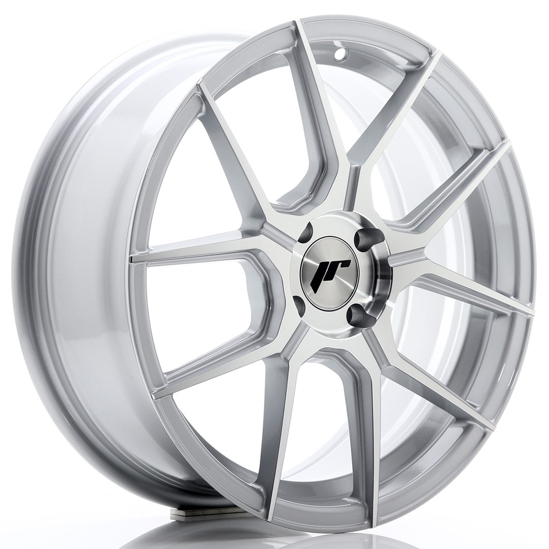 Japan Racing JR30 -vanteet – 17×7 – 4×100 – ET40 – Silver Japan Racing JR30 -vanteet - 17x7 - 4x100 - ET40 - Silver