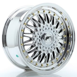 Japan Racing JR9 -vanteet – 17×7,5 – 4×100/4×108 – ET35 – Chrome Japan Racing JR9 -vanteet - 17x7,5 - 4x100/4x108 - ET35 - Chrome