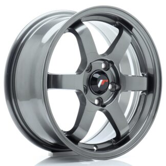 Japan Racing JR3 -vanteet - 16x7 - 4x100 - ET40 - Gun metal